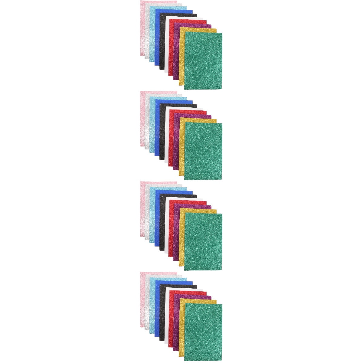 HOMEMAXS 40-Pack A4 Self-Adhesive Foam Sheets for Crafts, Foam Crafting Sheets with Strong Adhesive, Multipurpose Foam Sheets