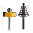 thumbnail image 3 of Rabbet Router Drill 1 4,Yonico,10Mm Rebate Router Cutter,6M Bit Router 1 2 H   1 4  Shank Rabbet Router Bit With 7 Bearings Set For Solid Wood Particle Board Plywood, 3 of 8