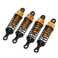 thumbnail image 4 of 4Pcs 64MM Metal Shock Absorber Damper with Shock Mount for Car Upgrade PartsGold, 4 of 8
