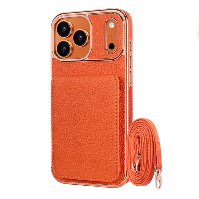 Case For Iphone 17/17 Pro/17 Pro Max/17 Air, Wallet Flip Folio Slim Anti-Scratch Anti-Shock Shell Camera Protection Cover