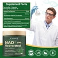 thumbnail image 7 of Tecepec NAD+ with Resveratrol Capsules, 500mg, 120 Count, Supports Cellular Health & Energy, 7 of 7