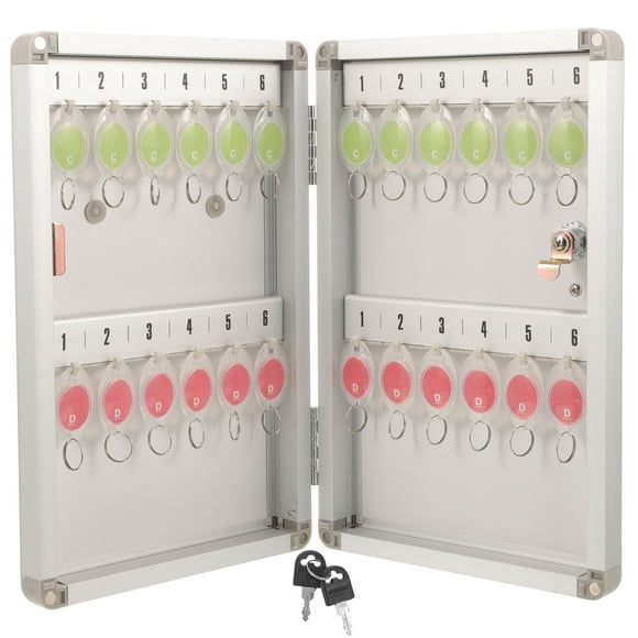 Key Cabinet Aluminium Alloy 1 Set 12.6x8.3x2.4in