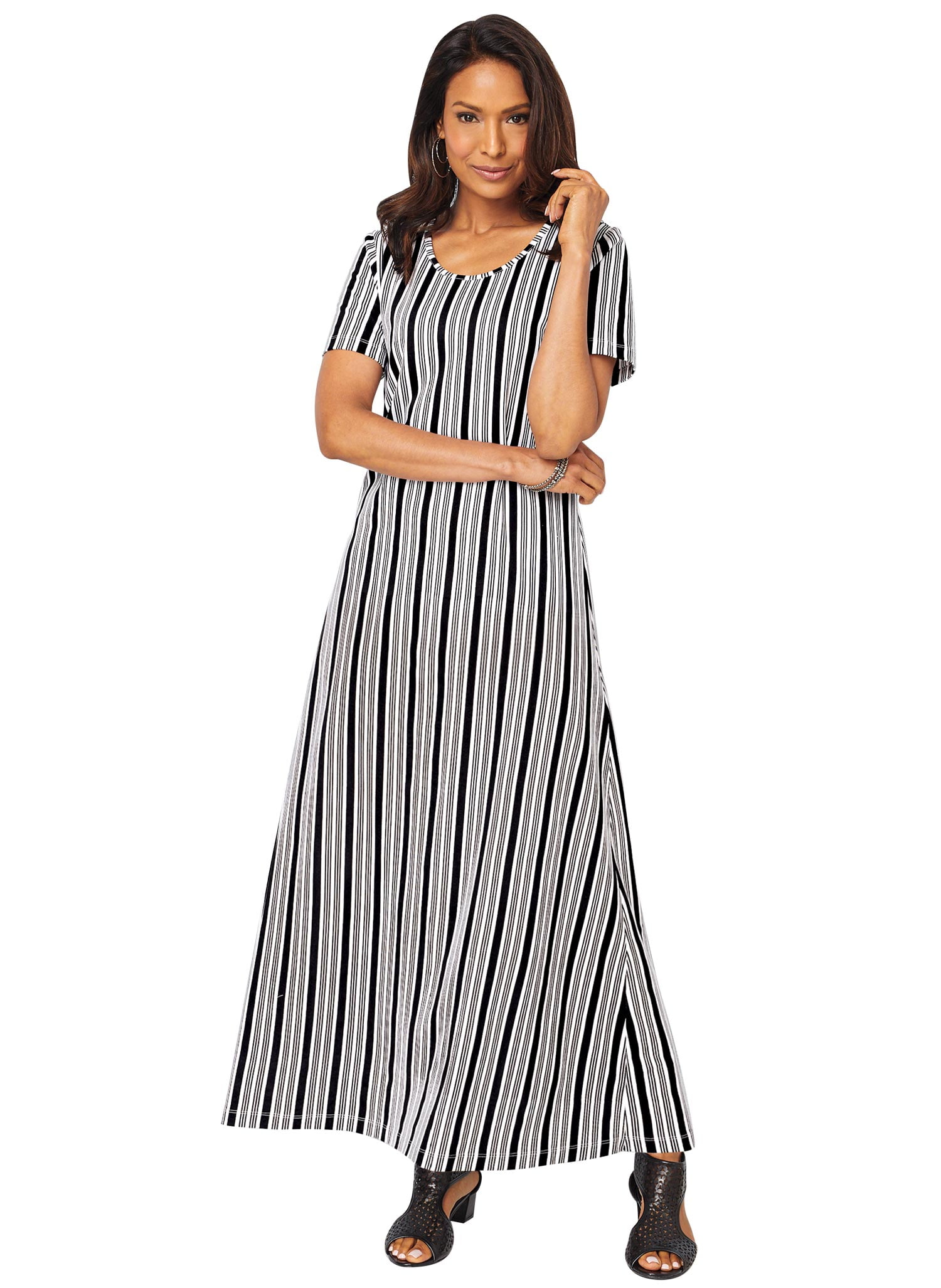 100% Cotton Short Sleeve T-Shirt Dress 