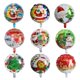 thumbnail image 2 of Decoraciones De Fiesta 1 Pieza 18 Pulgadas Redondo Adornos De Navidad Globos De Papel De Aluminio Santa Muñeco De Nieve Árbol Bola Inflables, 2 of 4