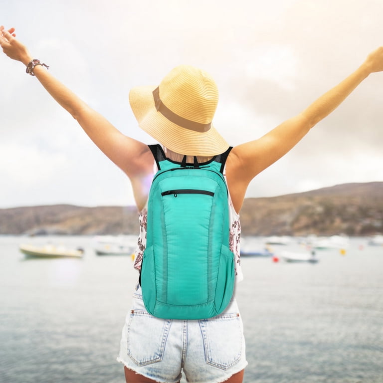 20L Lightweight Hiking Backpack Foldable Small Travel Backpack Packable Camping Backpack for Women Men (Light Blue) - Walmart.com 20L Lightweight Hiking Backpack Foldable Small Travel Backpack Packable Camping Backpack for Women Men (Light Blue) - Walmart.com