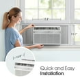 thumbnail image 4 of LG 6,000 BTU 115V 250 Sq. ft New Window Air Conditioner with Remote, LW6024R, 4 of 10