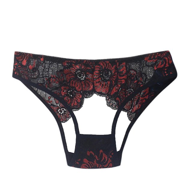Lace Sexy G-String Women Fashion Floral Embroidery Hollow Out Thong Breathable Low Waist Underwear Panties