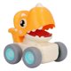 thumbnail image 4 of Kids Car Toy Dinosaur Shaped Press Moving Improve Hand Eye Coordination Cartoon Vehicle Toy Orange, 4 of 4