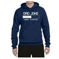 thumbnail image 2 of Wild Bobby,Dad Joke Loading Hilarious Funny Dad Granpa Daddy, Father's Day, Unisex Graphic Hoodie Sweatshirt, Navy, 2XL, 2 of 3