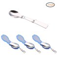 thumbnail image 2 of QualitChoice 3PCS Stainless Steel Wear Resistance Foldable Spoons for Outdoor Activity, 2 of 6