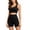 Black, variant on Stamzod Yoga Sweatsuits Women 2 Piece Outfit Summer Slim Fit Tank Tops and High Waist Shorts Set Casual Workout Gym Sweat Sets Women Activewear Black XL