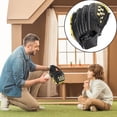 thumbnail image 1 of OULII 1 Pce Gants de Baseball pour Enfants Noirs avec Conception Résistante aux Impacts et Sécuritaire, 1 of 7