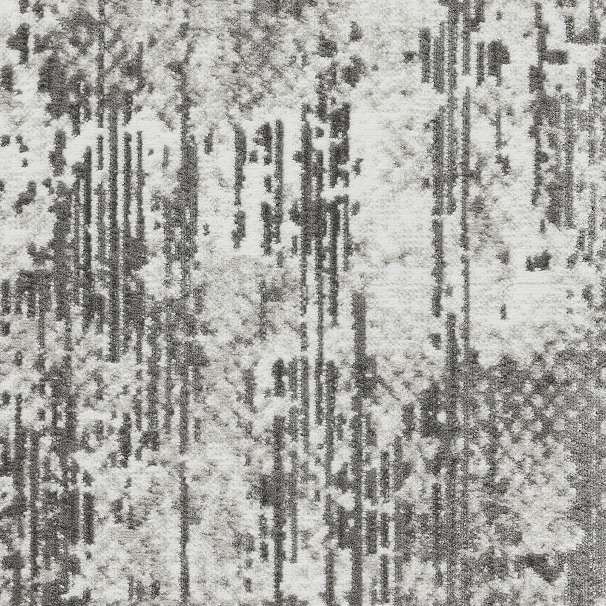 Loomaknoti Rhane Afrey 2' x 7' Gray Abstract Indoor polypropylene Runner Rug