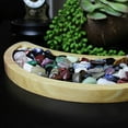 thumbnail image 5 of Wooden Crescent Tray Gem Crystal Support Jewelry Plate Essential Oil Plate Sun Moon Shape, 5 of 5