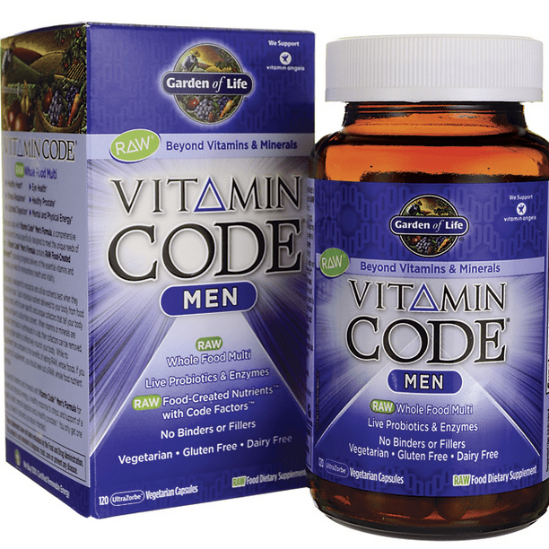 Garden of Life Vitamin Code Men's Multi, 120 Capsules - Walmart.com