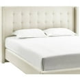 thumbnail image 2 of Weston Home Curtis I Tufted Linen Headboard, Full, Cream White, 2 of 2