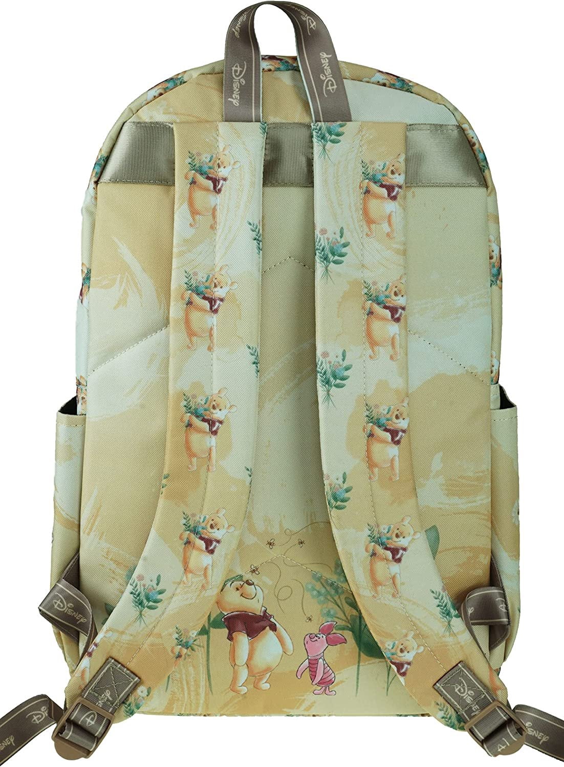 Disney Winnie The Pooh Backpack 17" with Laptop Compartment for School, Travel, and Work