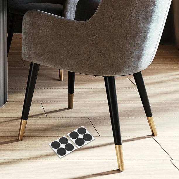 FENGGUIQU 60Ud Protectores De Para Patas De Muebles Negro Con Adhesivo Fácil Y Duradero