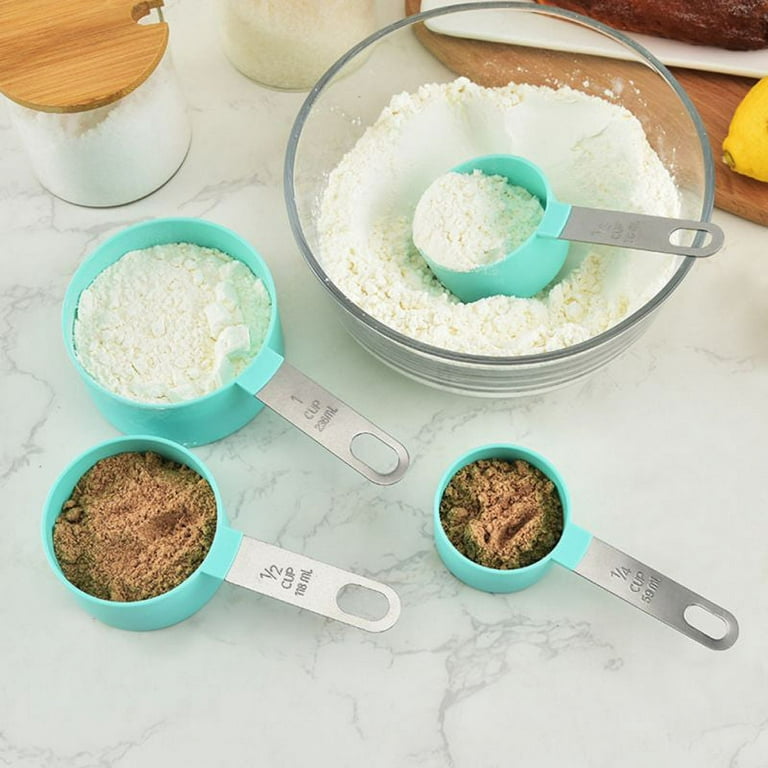 NEW 8/10 PCs Stainless Steel Measuring Cups and Spoons Set Deluxe