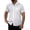 White, variant on asjyhkr Mens Cotton Linen Short Sleeve Shirts Casual Loose Fitted Lightweight Comfy V Neck Tshirts
