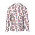 thumbnail image 1 of Lsque Elephant Pattern UPF 50+ Lightweight Sun Protection Men's Women's Long Sleeve Shirt, Hoodie Performance -Medium, 1 of 7
