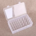 thumbnail image 2 of Caja de 10 Contenedor de Almacenamiento Transparente Vacío Soporte de Hilo de Coser Sunnimix Caja de almacenamiento de hilo de coser, 2 of 8