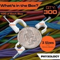 thumbnail image 3 of Pro-Grade, Cable Clips with Steel Nails 5mm, 7mm, 9mm Wire Holders and Tacks 100 Per Size. Durable, UV Resistant Plastic Clips Help Organize Coax, Ethernet, Cat5, Cat6 and Other Cords., 3 of 5