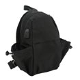 thumbnail image 2 of Bolso negro al aire libre con puerto USB bolso de tirantes de pecho de gran capacidad, 2 of 10