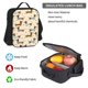 thumbnail image 5 of Easygdp Dachshund Dog Mochila para Niños y Niñas con Set de Caja de Almuerzo y Estuche para Lápices 3 en 1, Mochila Escolar Estampada para Adolescentes, 5 of 7