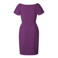 thumbnail image 4 of Summer Dress With Belt For Casual And Date Outfits Short Sleeve Design Easy Care And Versatile Wear, 4 of 6