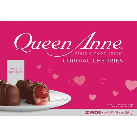 Queen Anne Milk Chocolate Cordial Cherries, 19.8 Oz, 30 Pieces