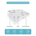 thumbnail image 5 of Quilts King Size Bedding Set, Purple Coastal Lightweight Quilted Comforter, Summer Beach Nautical Coral Starfish Soft Reversible Bedspread Coverlet with Pillow Covers for All Season, 96" x 106", 5 of 7