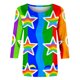thumbnail image 5 of Xuyuer Womens Valentine T Shirts Love Heart Printed Graphic Tee Tops Spring Shirts Halloween Round Neck 3/4 Length Sleeve Graphic Tee Tops Fashion Casual Printed T-Shirt Top, 5 of 6