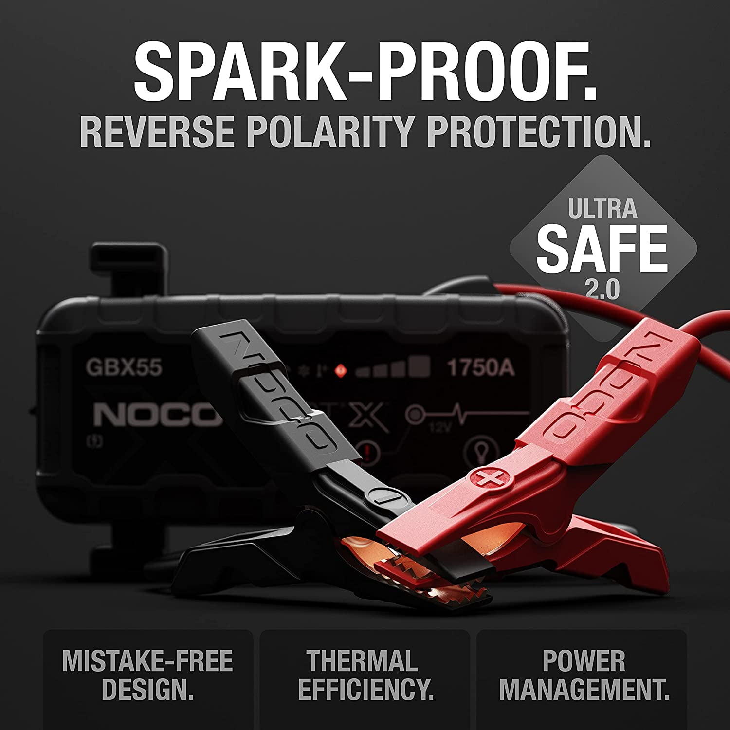 NOCO Boost X GBX55 12V UltraSafe Lithium Jump Starter - GPS Central