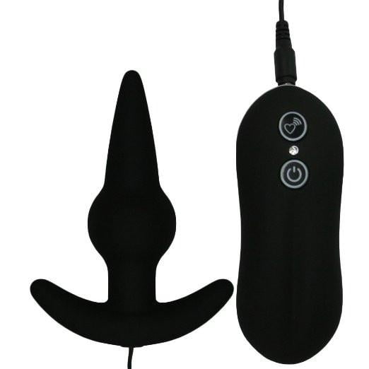 Pink B.O.B. Bulbed Plug Vibrating Stimulator Silicone Personal Massager Probe