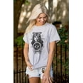 thumbnail image 4 of Butterfly Moth Spiritual Crystal Ball Women's Graphic T Shirt Tees Brisco Brands S, 4 of 5