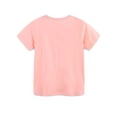 thumbnail image 6 of Vornjynx Kids Girls Cotton Graphic T-Shirt Short Sleeve Crew Neck Stretchable Summer Casual Cute Tees 3 Pack Purple Size 5/6, 6 of 9