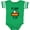 Football Green and White, variant on Inktastic Pi Day 3.14 Boys or Girls Baby Bodysuit