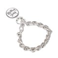 thumbnail image 4 of Pulsera con colgante redondo para mujer, pulsera sencilla de moda con hebilla, accesorio de joyería, 4 of 5