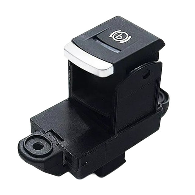 Speravity Interruptor de freno de mano electrónico freno de estacionamiento de alta sensibilidad botón práctico de plástico 4F1927225A piezas Paneles de instrumentos para automóviles