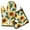 Sunflower Pattern, variant on Lavenderand Butterflies Kitchen Oven Mitt and Pot Holder Sets 2 Pcs for Baking, Cooking and Grilling, Heat Resistant Up To 392 °F