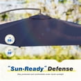 thumbnail image 6 of CHYVARY 10ft Outdoor Round Offset Umbrella Patio Cantilever Outside Hanging Umbrella for Deck, Poolside and Patio, Navy Blue, 6 of 8