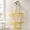 Gold, variant on Aluminum 3-Tier Shower Caddy Hanging Over Shower Head with Hooks and Soap Holder, Rust-Resistant Shower Organizer Rack, Gold