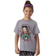 thumbnail image 5 of Betty Boop Bold Eagle Rose Tattoo Girls Kids T Shirt Tees Teen Brisco Brands L, 5 of 5