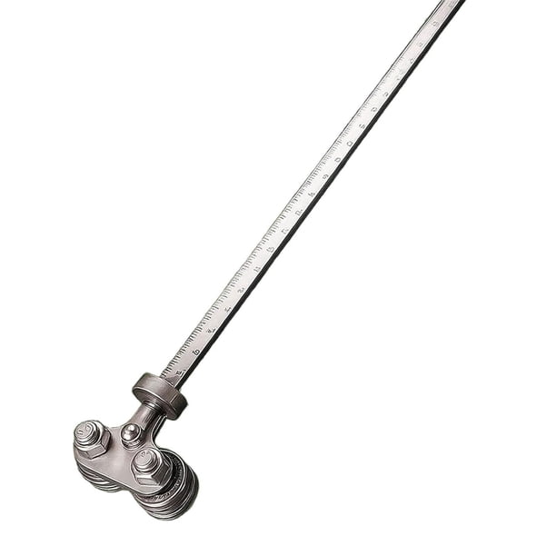 Posicionamiento de pinzas para corte de madera – Guía circular de acero inoxidable de precisión, herramienta de medición ajustable, cortes rectos, duradero, uso multimaterial, fácil de instalar