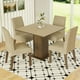 thumbnail image 2 of Juego de Comedor Madesa Deise Mesa con Tablero de Madera 4 Sillas Marrón Crema Imperial, 2 of 5