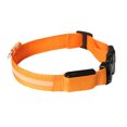 thumbnail image 4 of USB Rechargeable Collier Lumineux pour Animaux de Compagnie Collier Lumineux pour Animaux de Compagnie Collier Lumineux pour Animaux de Compagnie avec Sangle, Orange, M, 4 of 7