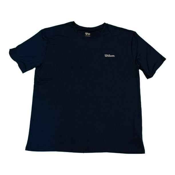 Playera Wilson para Hombre Cuello Redono Manga Corta Azul T EEG