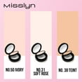 thumbnail image 3 of Misslyn Clean Invisible Pressed Compact Power #31 Sofe Rose, Poreless Face Powder Makeup Lightweight Breathable, 0.28 oz, 3 of 8