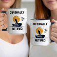 thumbnail image 3 of Customizaholic Personalized Fishing Retirement Mug - “O’Fishally Retired” Funny Fishing Design, Custom Name Keepsake Gift for Retirement, 3 of 5